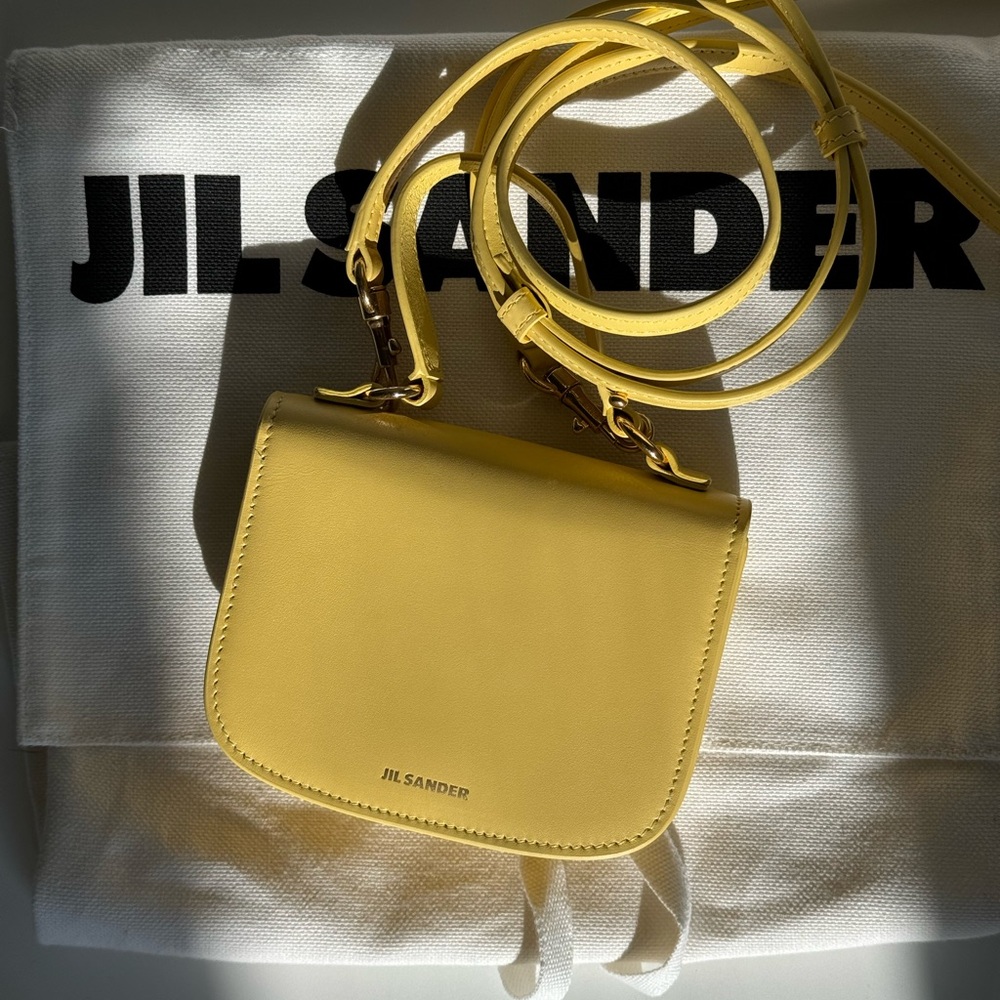 NEW Jil Sander Leather mini bag - Picture 1 of 15